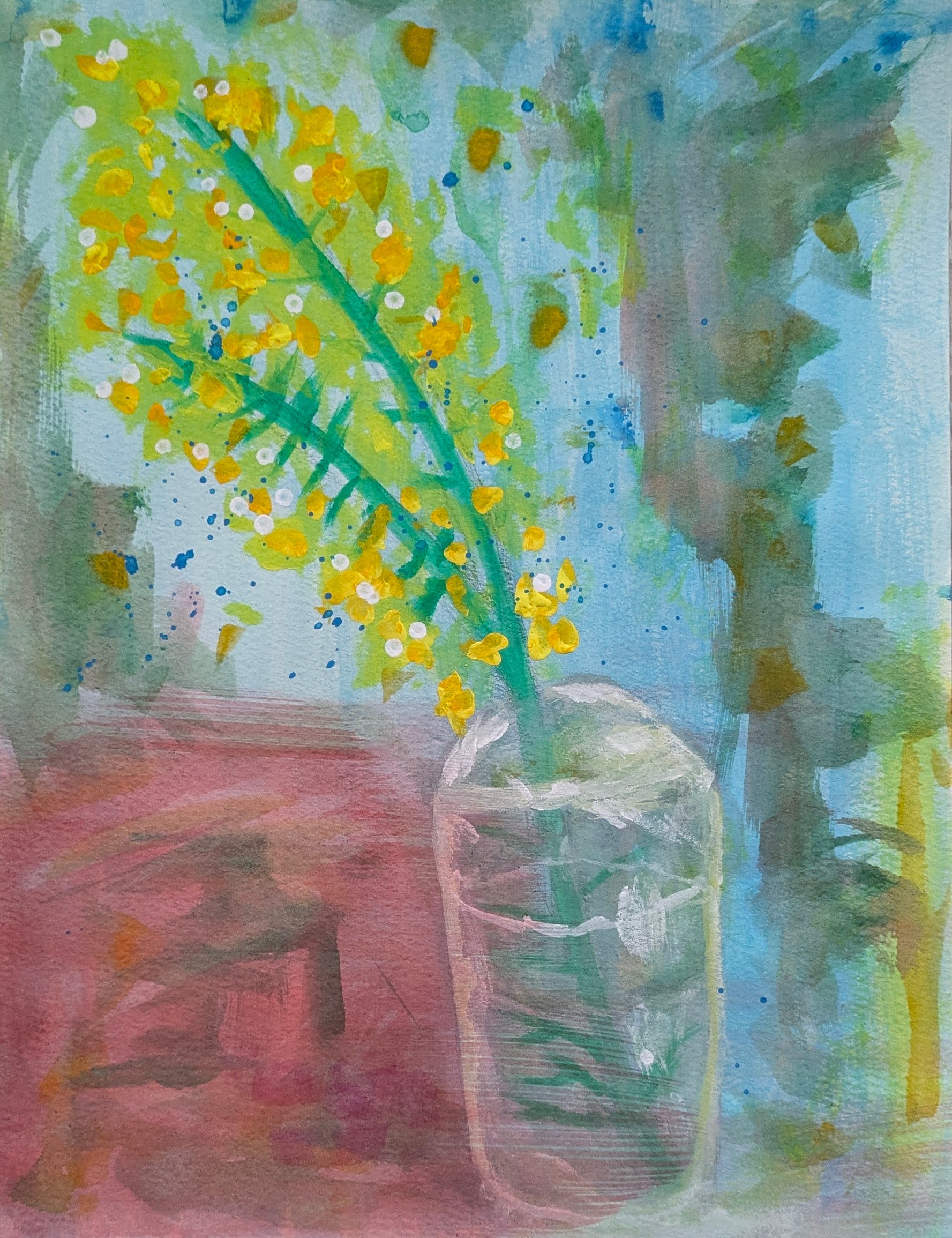 sensitivity / 2026 / acrylic gouache on paper / F6