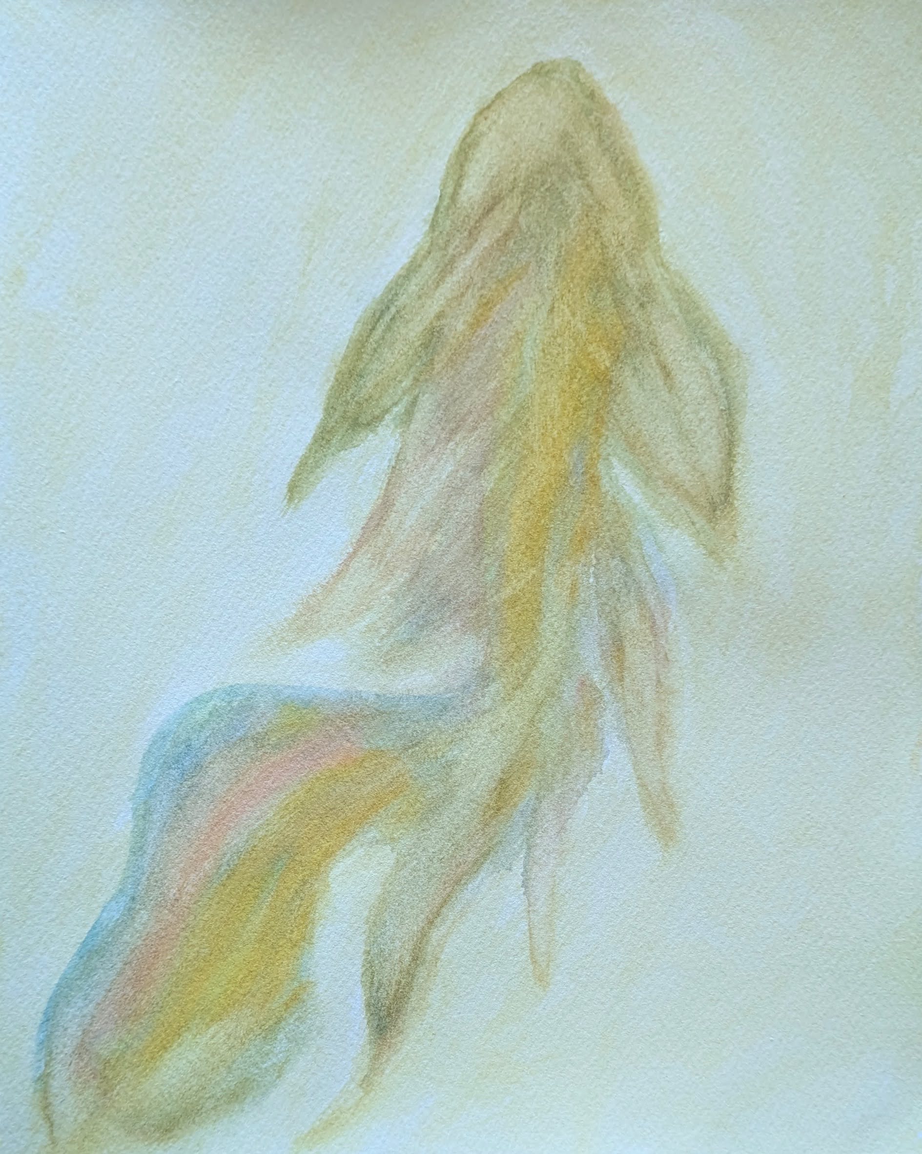 memory of the wind -風の記憶- / 2026 / watercolor on paper / F6